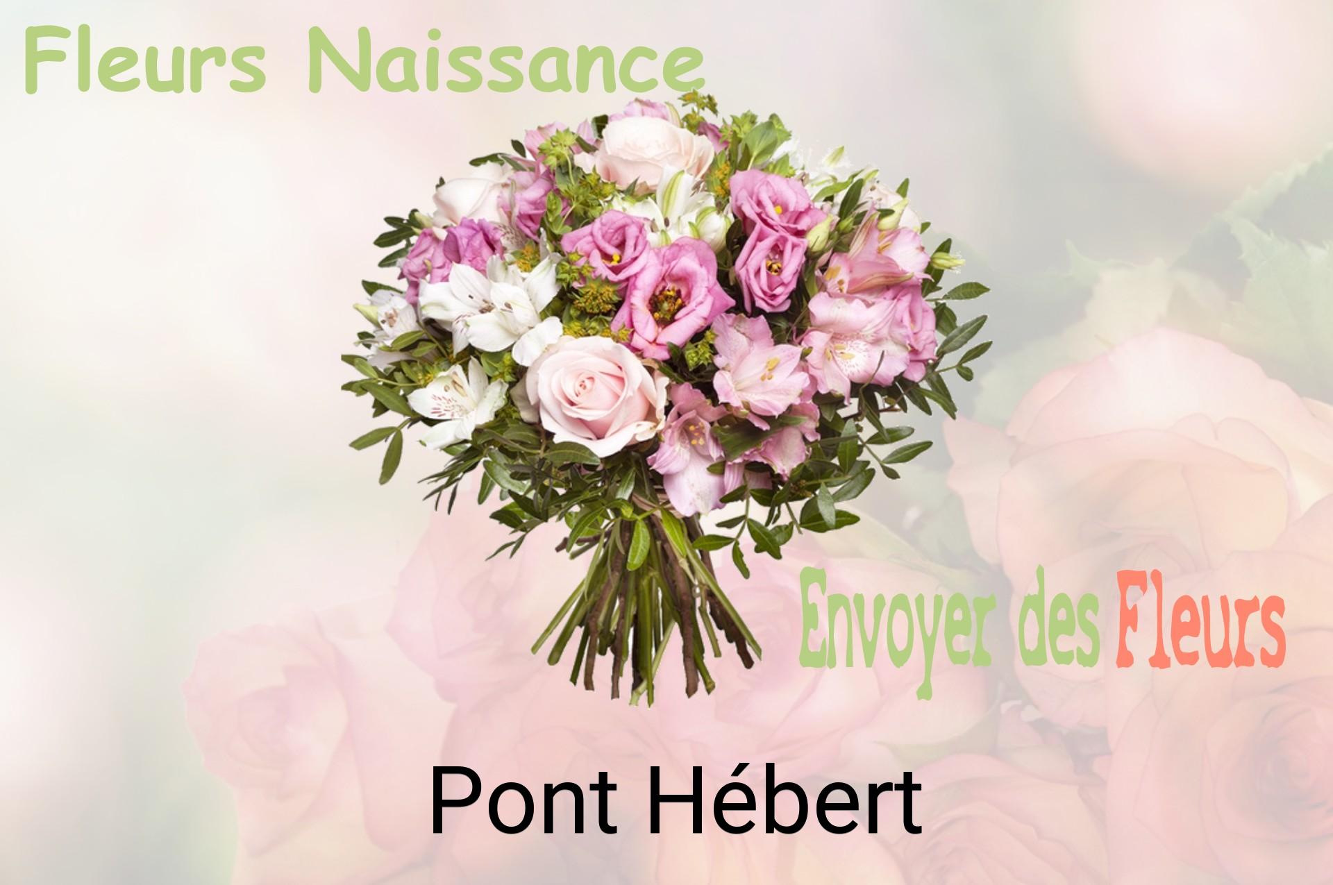 Bouquet de fleurs de naissance livré à Pont-Hébert